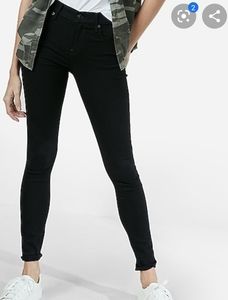 Express Black Mia Midrise Jean Leggings